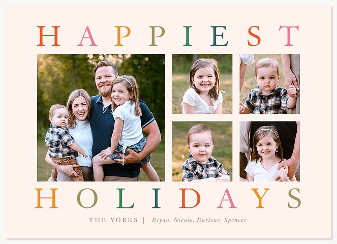 Rainbow Gallery Personalized Holiday Cards