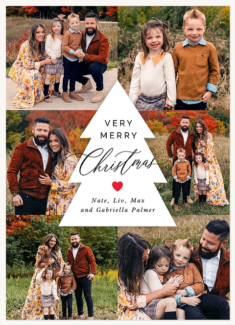 Majestic Fir Personalized Holiday Cards