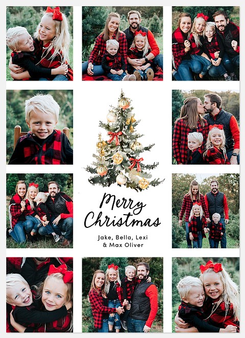 Framed by Photos Holiday Photo Cards