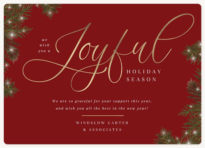 Branched Out Holiday & Christmas Magnet Cards