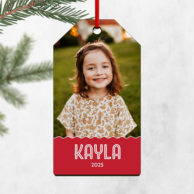 Joyful Pop Personalized Ornaments