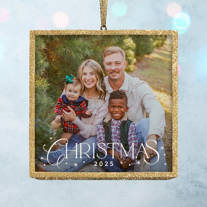 Looped Letters Personalized Ornaments