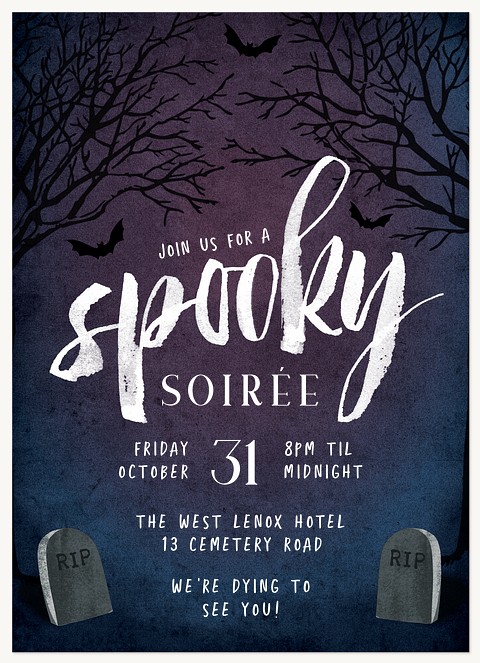 A Spooky Soiree Halloween Cards