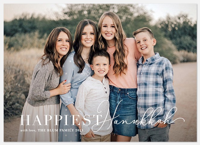 Happy Times Hanukkah Photo Cards