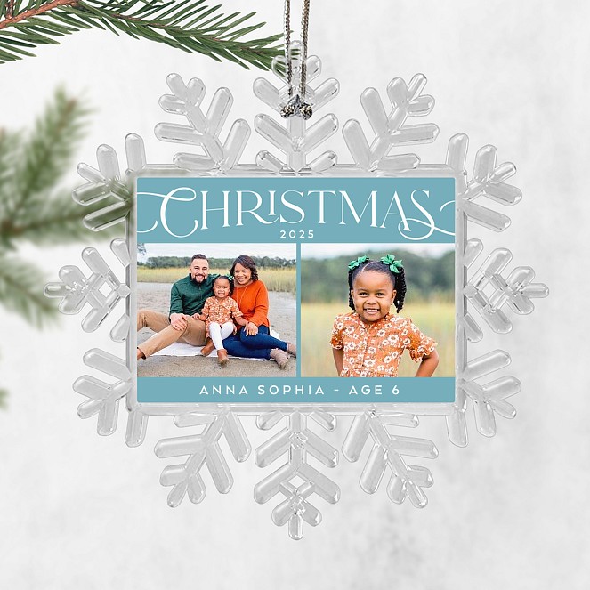 Timeless Duo Personalized Ornaments