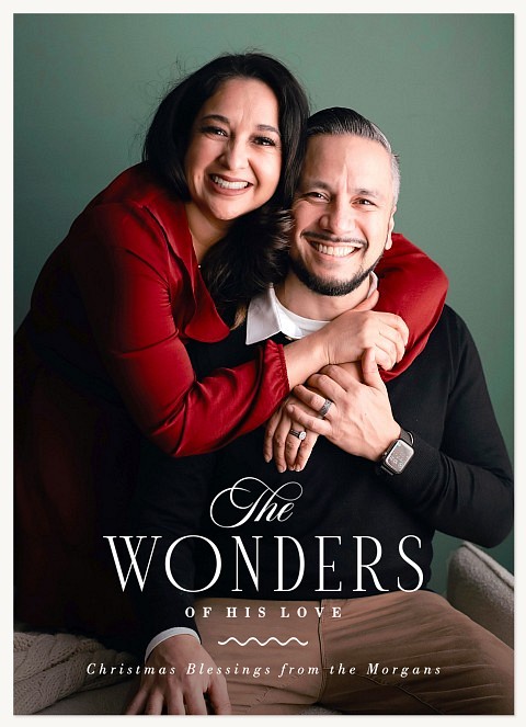 Many Wonders Personalized Holiday Cards