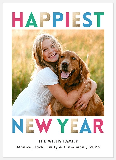 Happiest Mix Holiday Photo Cards