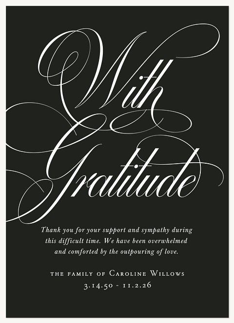 Flourishing Grace Memorial & Sympathy Cards