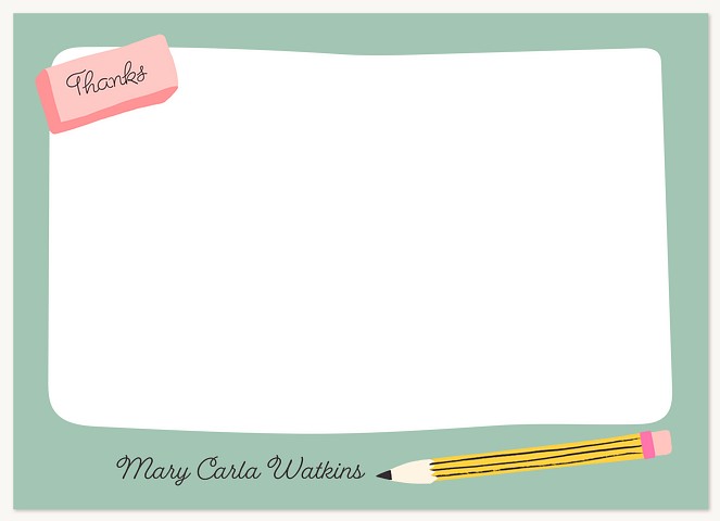 Scholarly Thanks Stationery