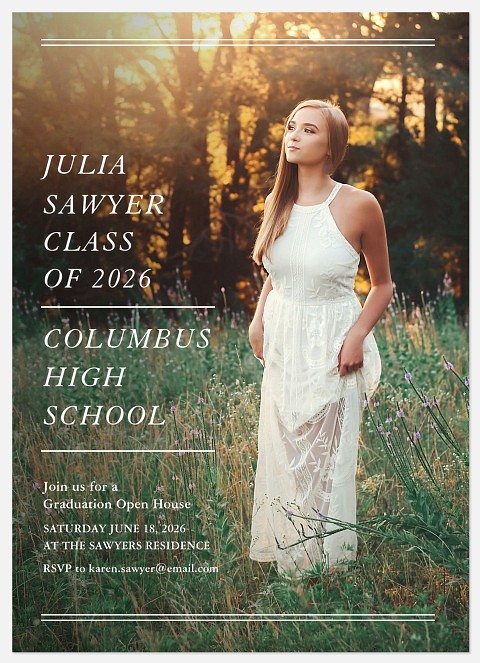 Classic Headline Graduation Cards
