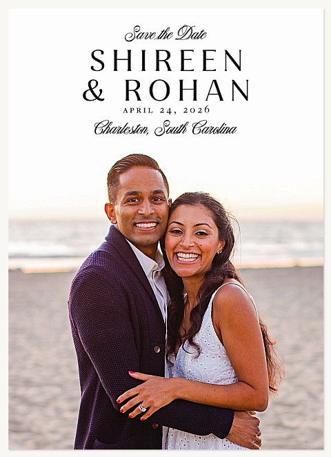 Elegant Union Save the Date Cards