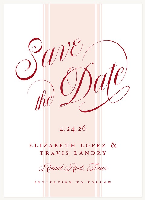 Aperitivo Save the Date Cards
