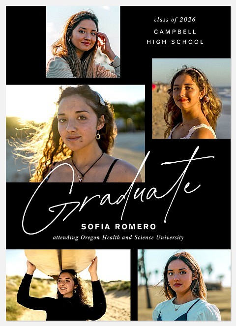 Collage Trend Graduation Cards