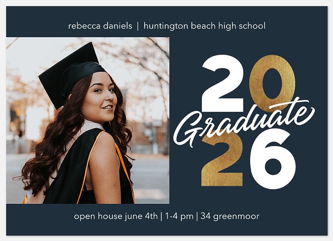 Criss Cross Year Graduation Cards