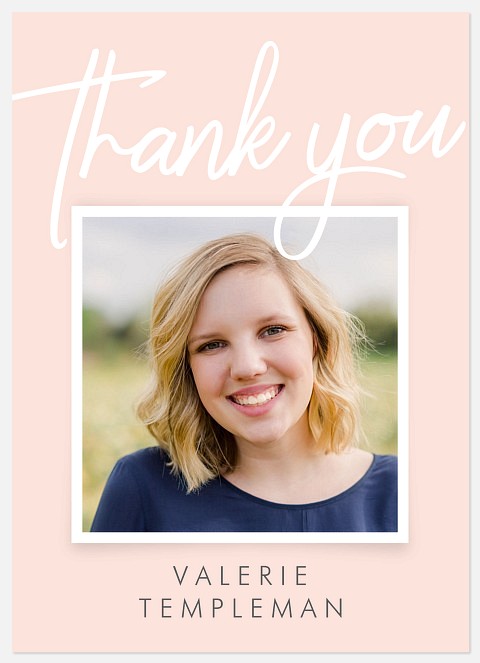 Peaches and Cream Thank You Cards 