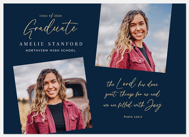 Scripted Scripture Graduation Cards