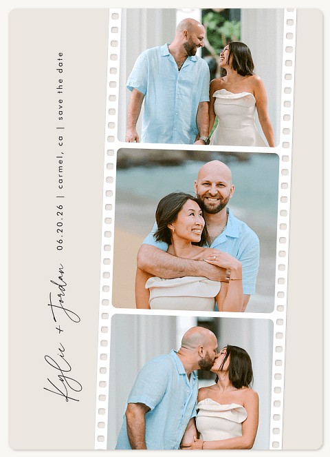 Photostrip Collage Save the Date Magnets