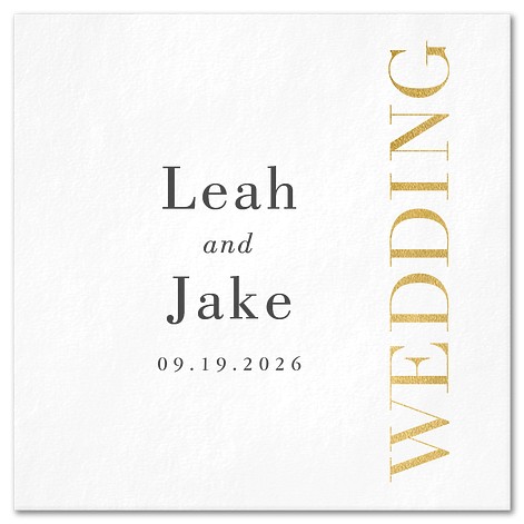 Bordered Elegance Custom Napkins