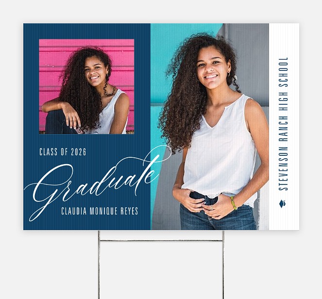 Marine Mod Graduation Yard Signs