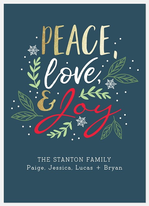 Winter Meadow Holiday Photo Cards