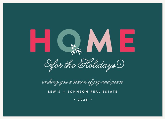 Holiday Home Business Holiday Cards