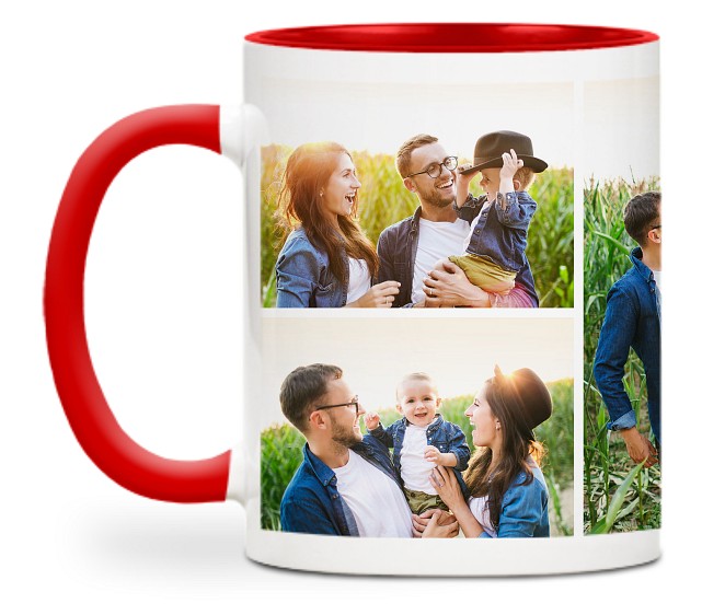 Five Photo Custom Mugs