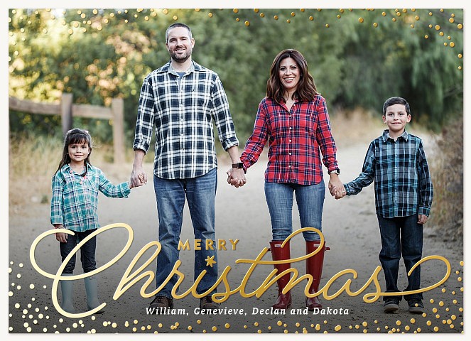 Christmas Confetti Christmas Cards