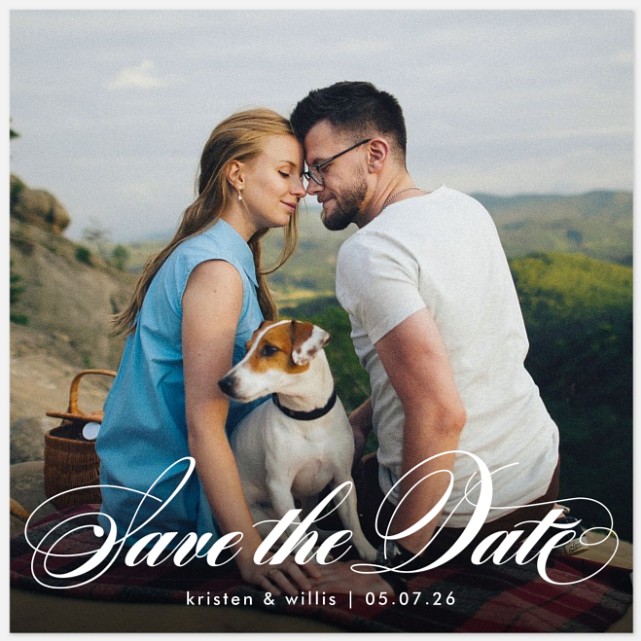 Elegance Save the Date Photo Cards