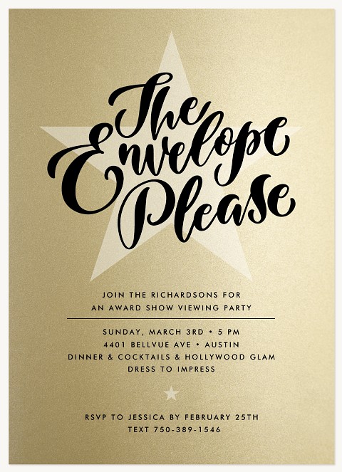 Envelope Please Party Invitations