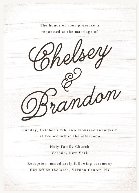 Natural Wedding Invitations