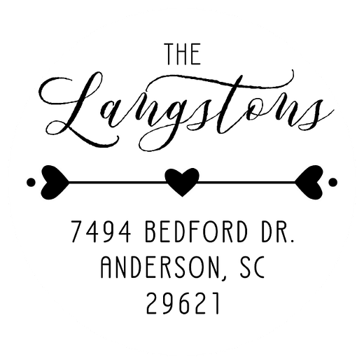 Happy Hearts | Custom Rubber Stamps