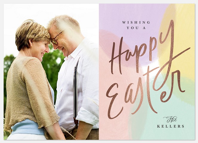 Spring Pastels Easter Photo Cards