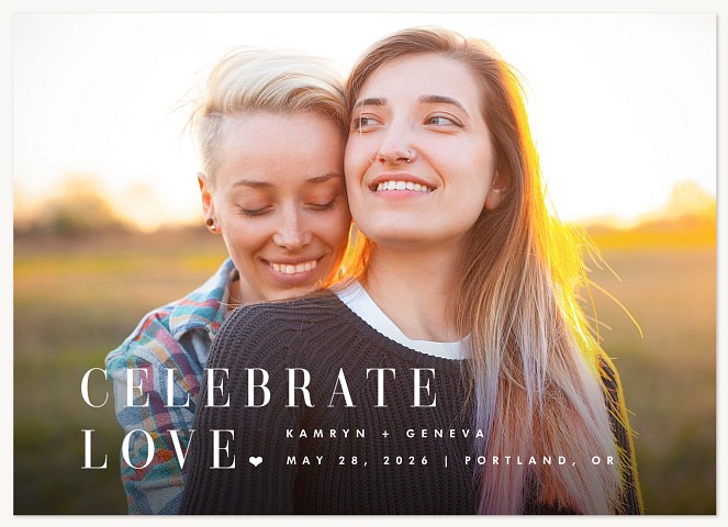 Celebrate Love Save the Date Cards