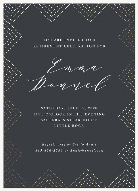 Dotted Geo Party Invitations