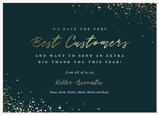 Best Customers Business Thank You Cards