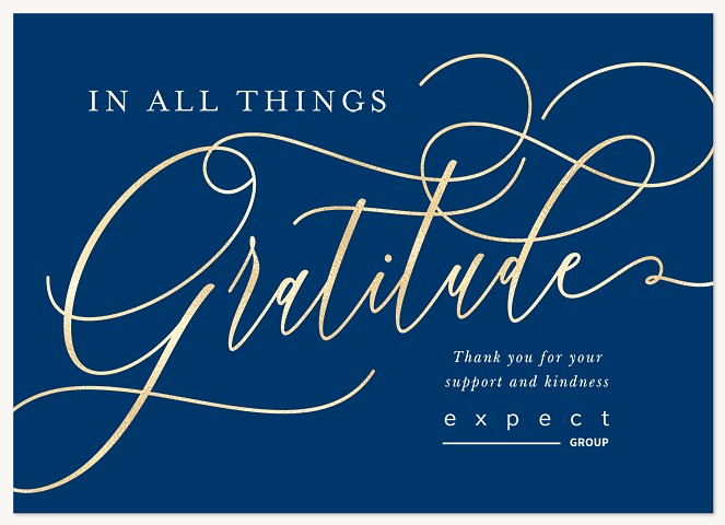 In All Things Business Thank You Cards