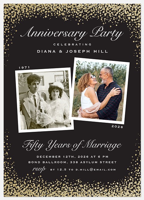 Lasting Love Anniversary Invitations