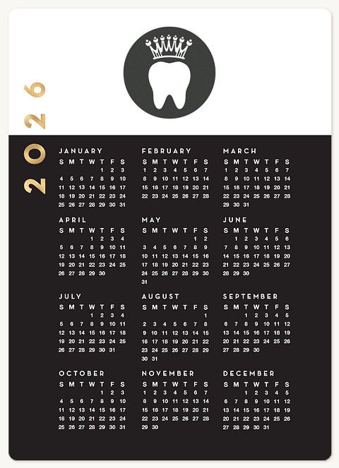 Logo Calendar Holiday & Christmas Magnet Cards