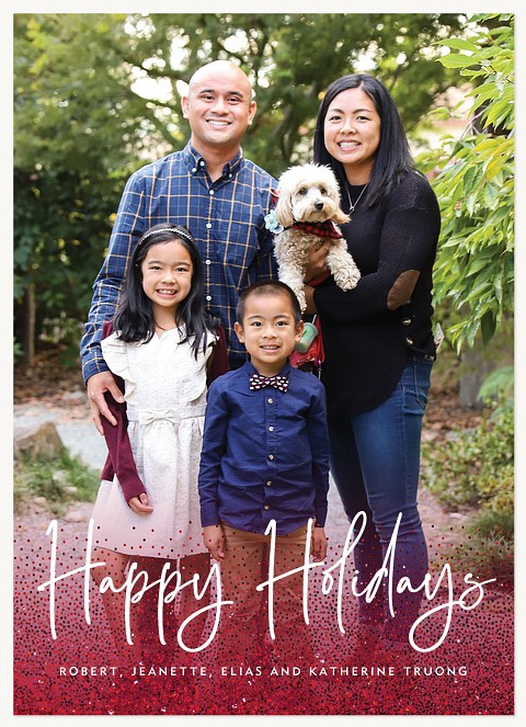 Sparkle Time Photo Holiday Cards