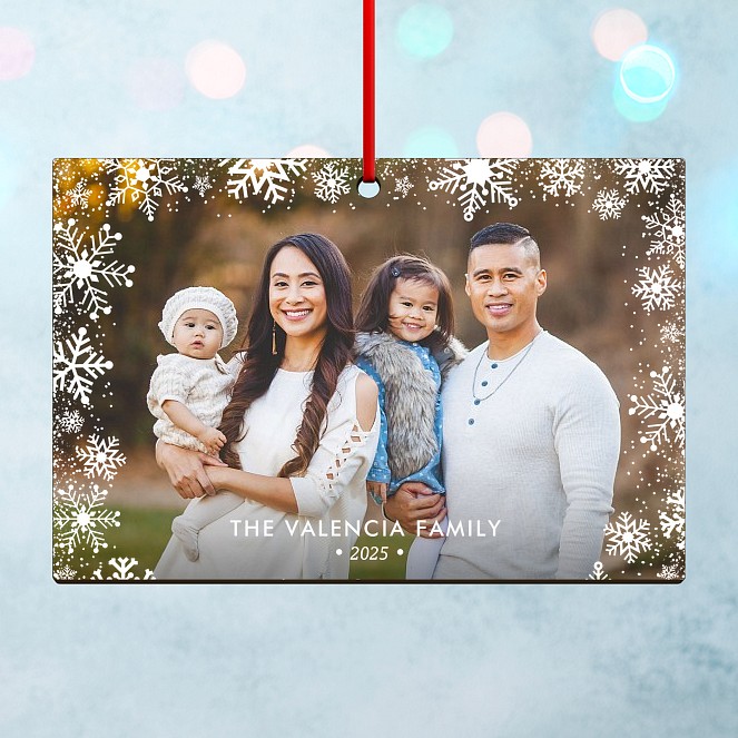 Frosted Memories Personalized Ornaments