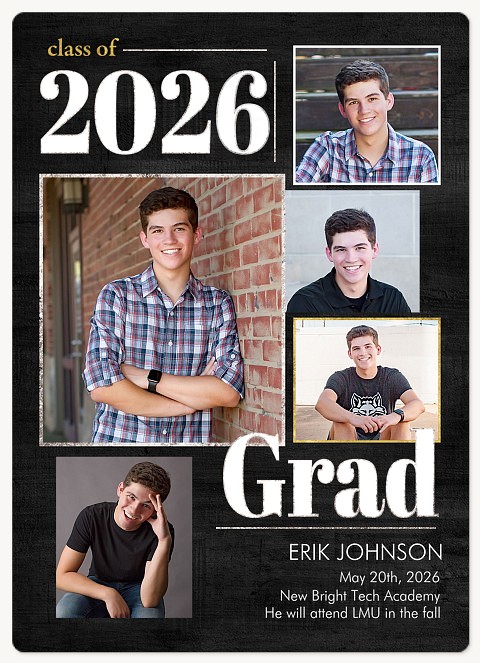 Mod Collage Graduation Announcements