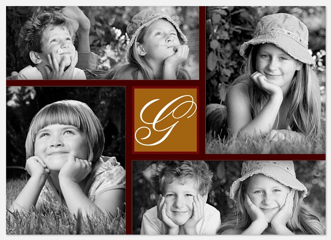 Four Frame Initial Create Your Own