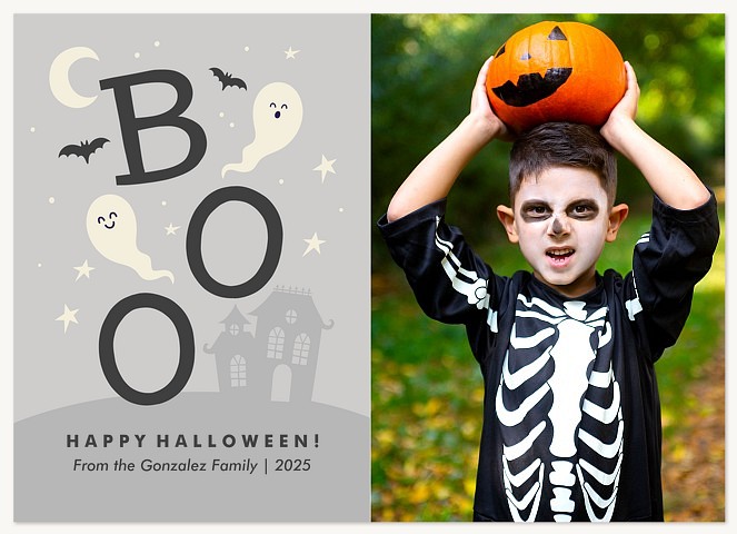 Cute Boo Halloween Cards