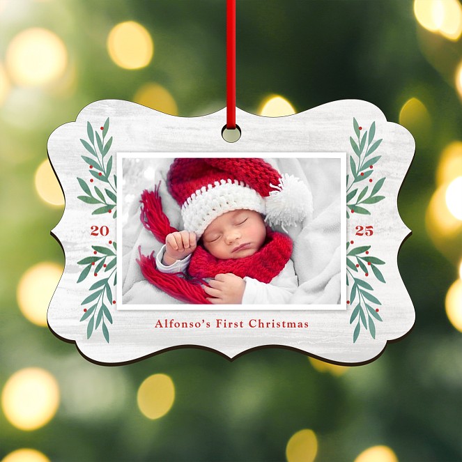 Laurel Frame Custom Ornaments