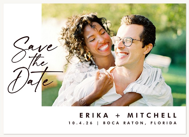 Sweet Side Save the Date Cards