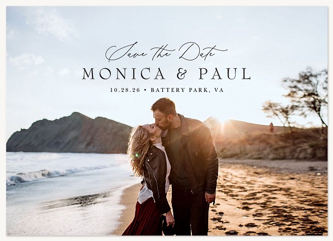 Chic Simplicity Save the Date Cards