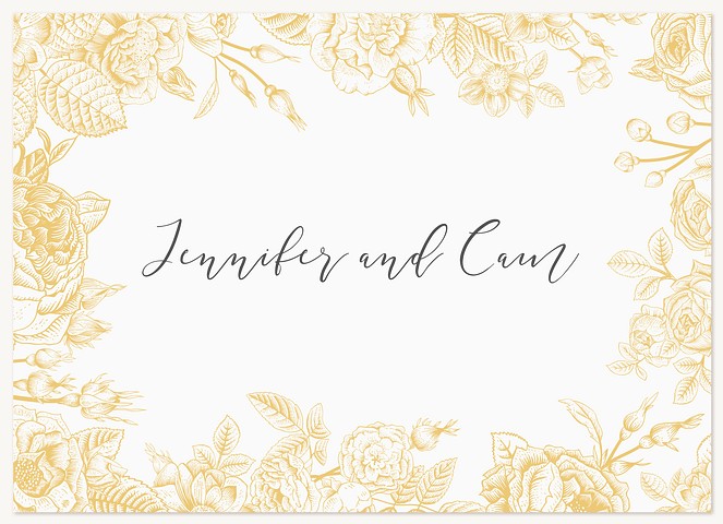 Vintage Border Thank You Cards 