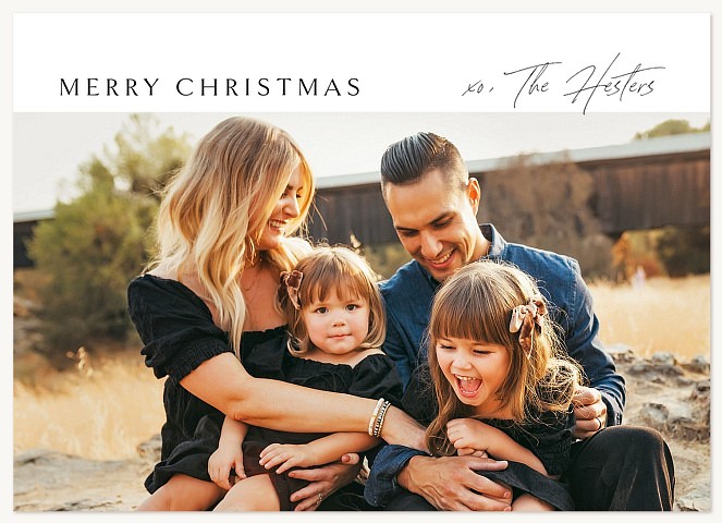 Simply Signed Personalized Holiday Cards