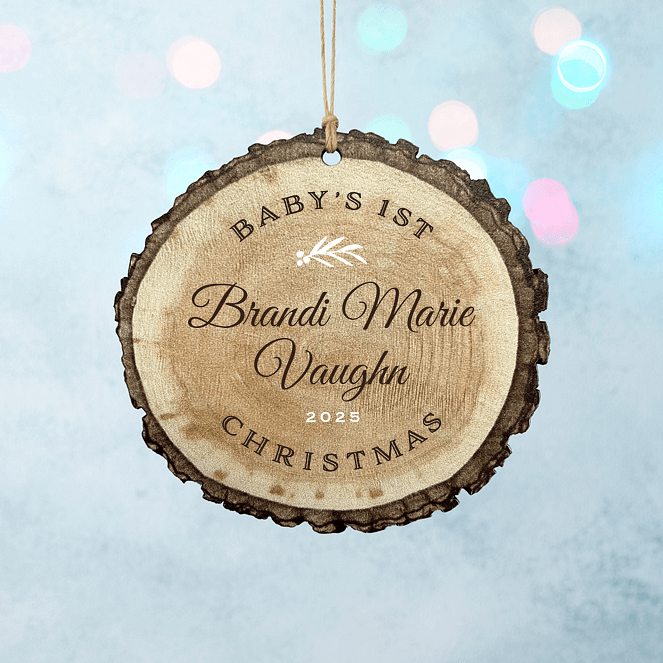 Baby Branch Personalized Ornaments