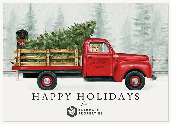 Holiday Haul Business Holiday Cards